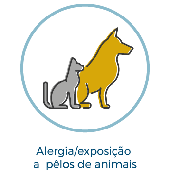 Alergia/exposição a pelos de animais